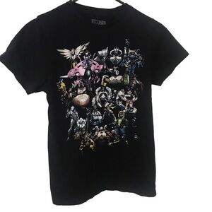 3/$15  Blizzard overwatch characters group black short sleeve t-shirt